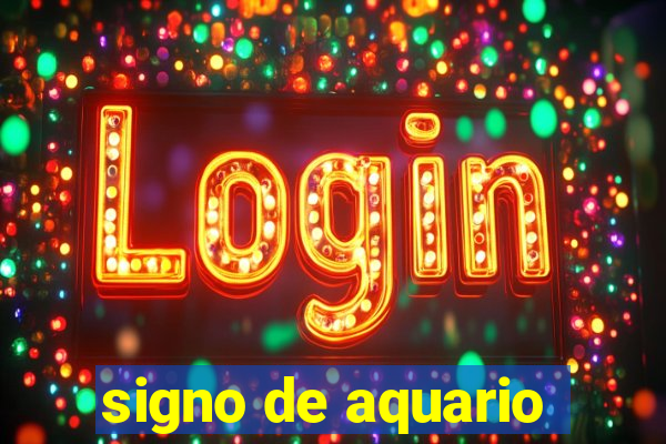 signo de aquario